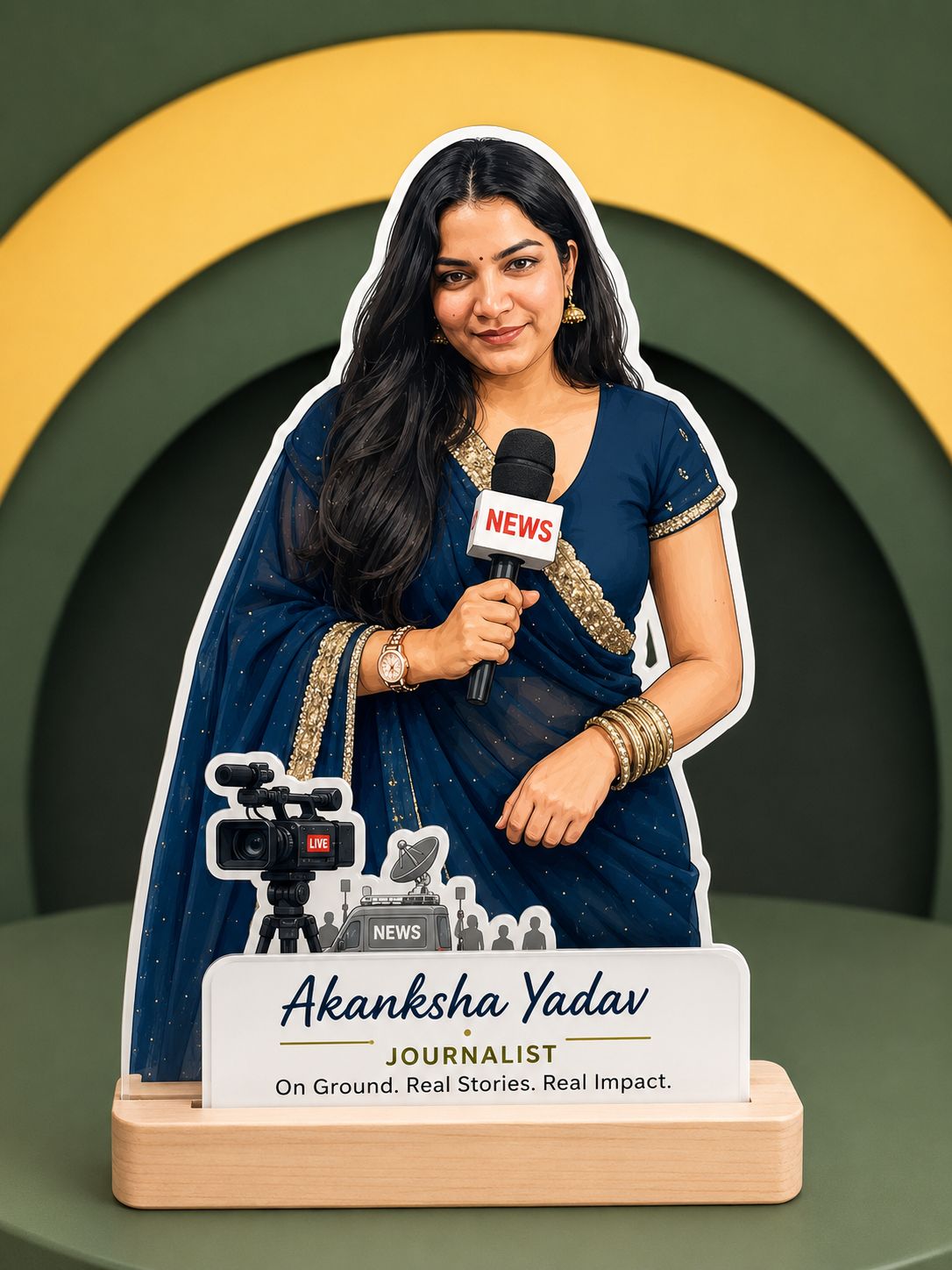 Journalist & Media Professional Caricature